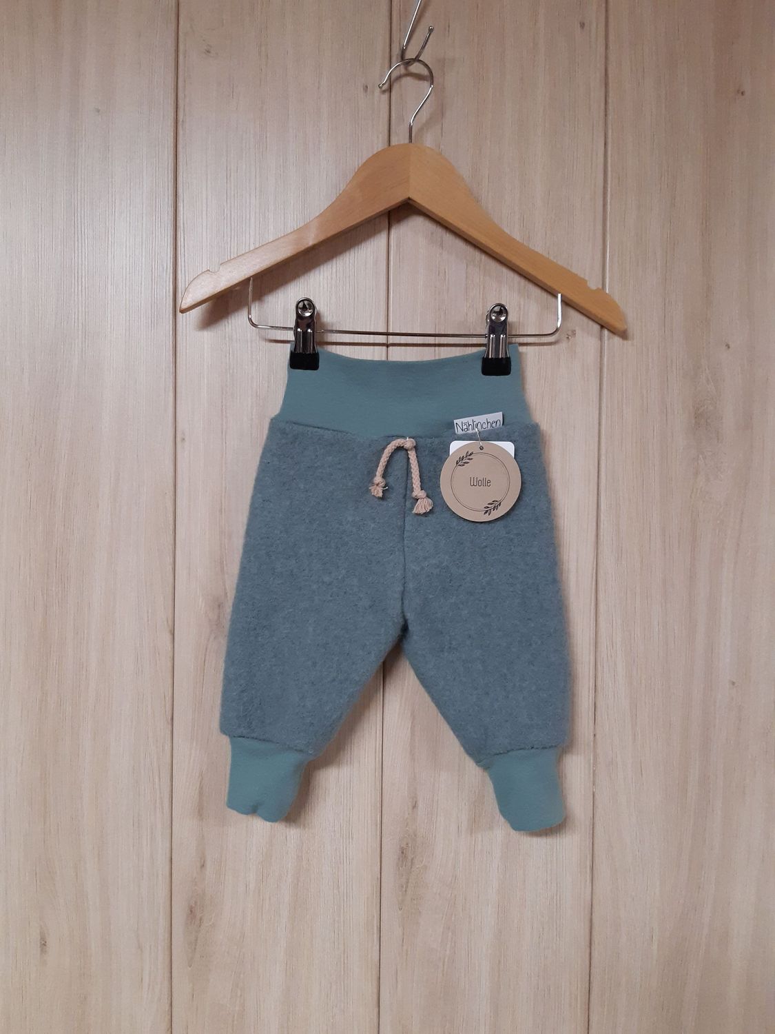Wollwalk-Hose altmint - Größe 68 Wollwalk-Hose altmint - Größe 68