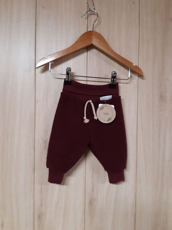 Wollwalk-Hose bordeaux - verschiedene Größen Wollwalk-Hose bordeaux - verschiedene Größen