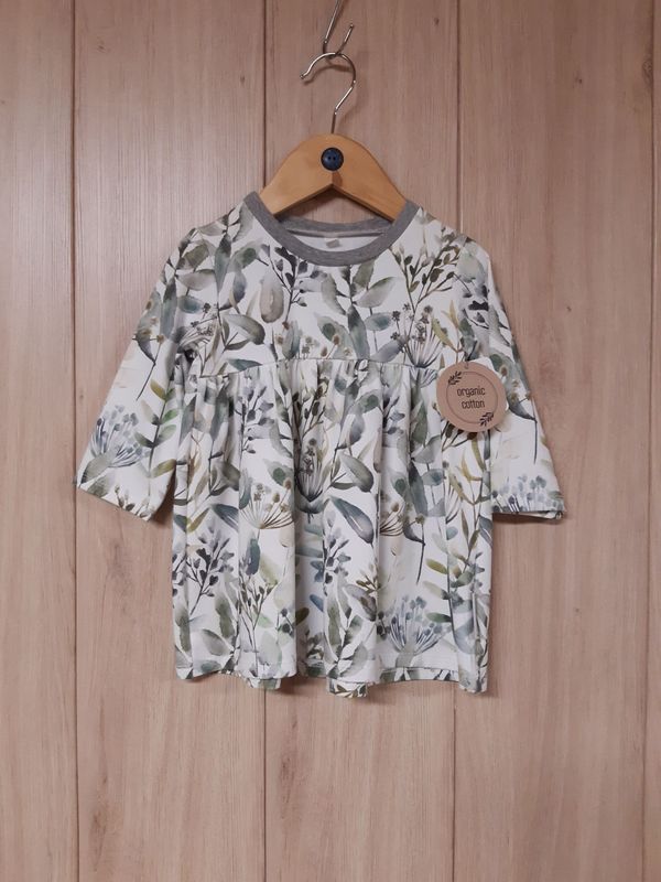 Shirt-Kleid Gräser - Größe 80 Shirt-Kleid Gräser - Größe 80