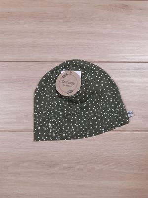 Übergangsmütze Dotties oliv - verschiedene Größen Übergangsmütze Dotties oliv - verschiedene Größen