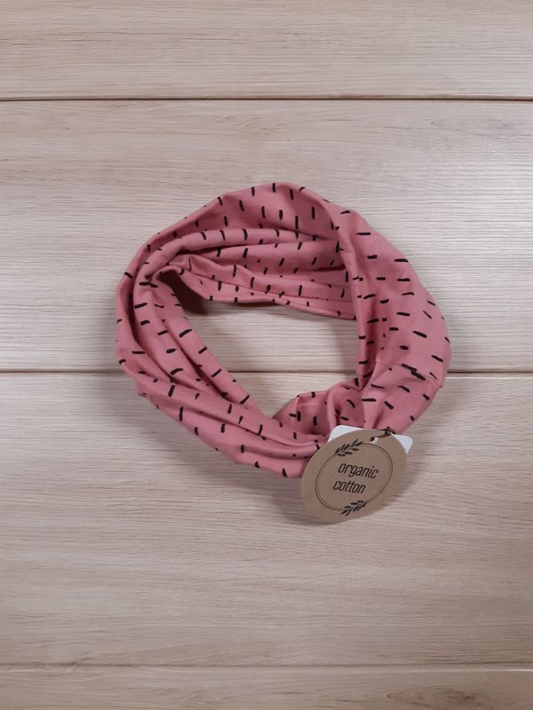 Loop Striche altrosa Loop Striche altrosa