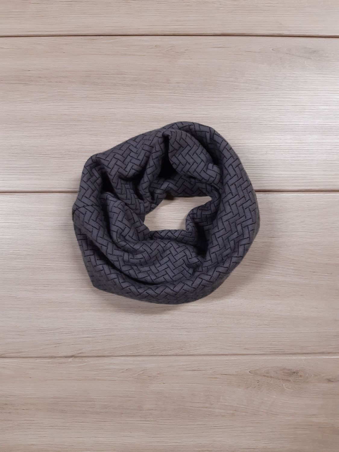 Loop Strick grau