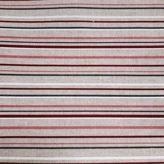 0,6m Canvas Streifen rottöne