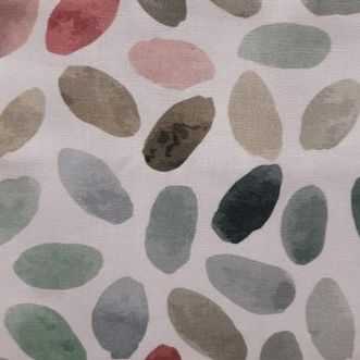 1,1m Canvas Tupfen bunt