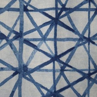 0,5m Canvas Muster royalblau