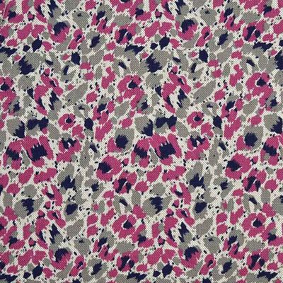 0,5m Canvas Leomuster beere/natur