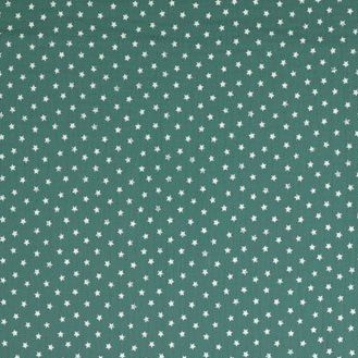 0,55m Musselin Sternchen aqua