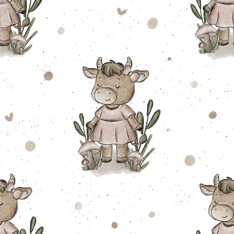 Meterware - Bio Jersey - EP Kuhmädchen