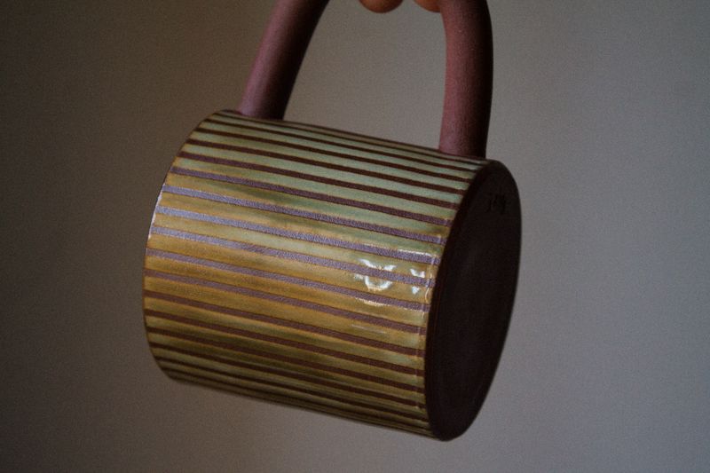 LINES glaze mug