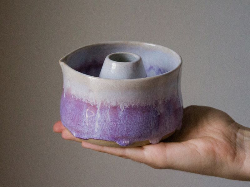 MATCHA bowl &amp; whisk holder set EBB &amp; FLOW