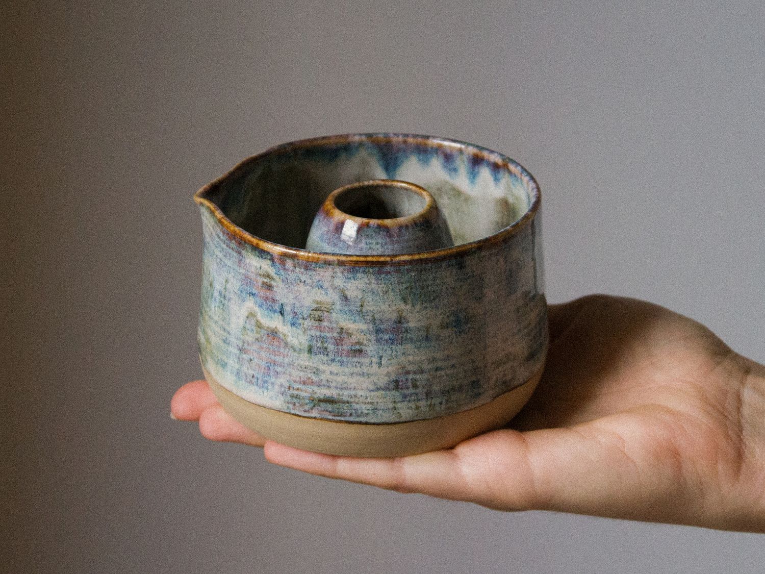 MATCHA bowl &amp; whisk holder set AURORA