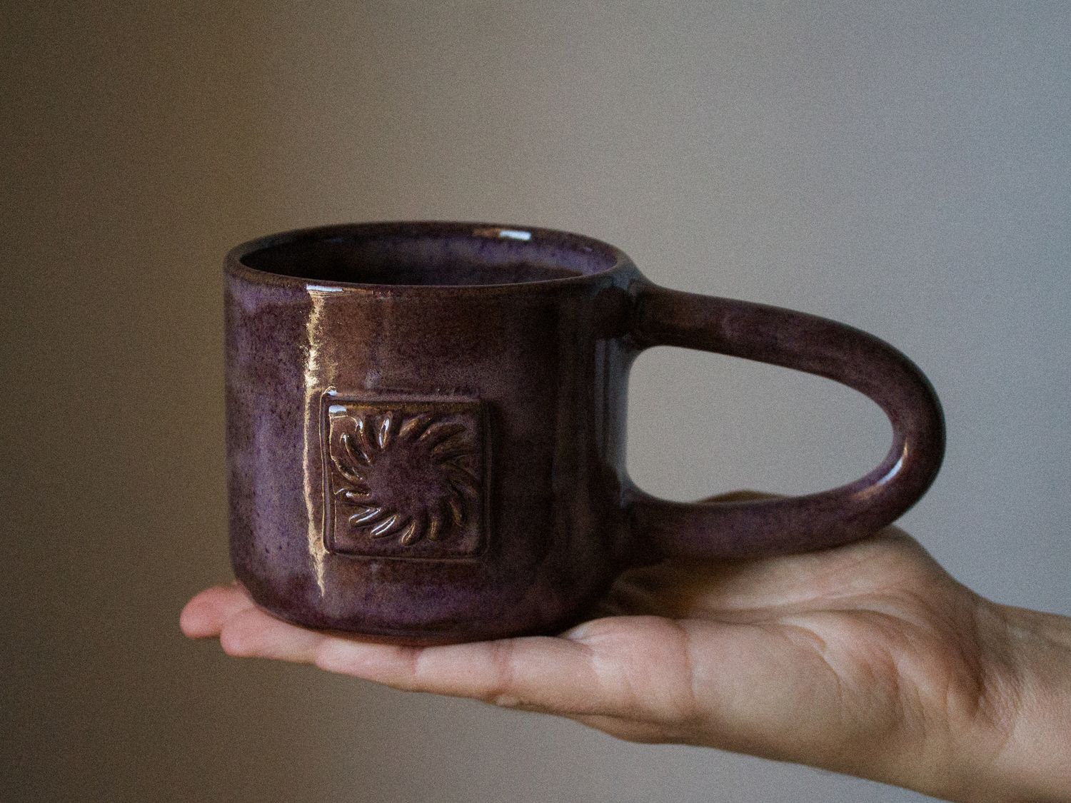 SUN tile mug