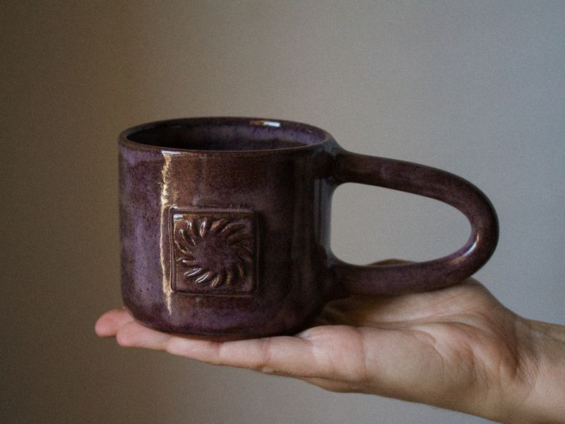 SUN tile mug