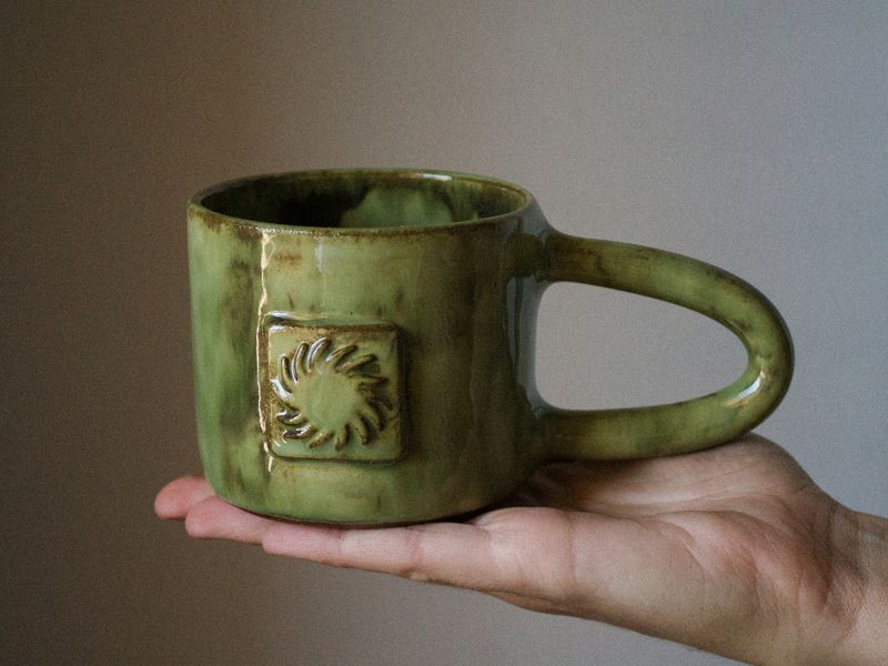 SUN tile mug