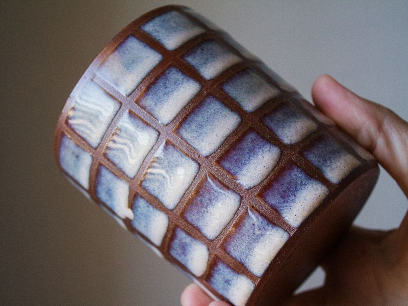 CHECKERED travel cup