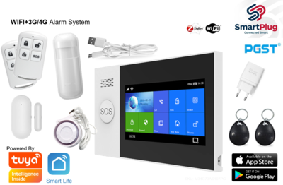​​4.3-inch TFT display screen WIFI+3G/4G alarm system