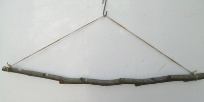 116cm BEECH Natural Crooked Tree Long Branch Stick Bough Hanging Bar Christmas Decoration Picture Rack Rustic Primitive Home Decor