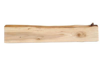 120cm Western Red Cedar SINGLE Live Edge Slab Plank | Natural Wood for Shelves, Furniture & Signs
