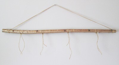 Natural Hazel Branch for Macramé & Weaving – 3ft or 4ft Rustic Hanging Rail with Jute