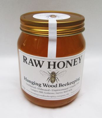 100% Raw Surrey Honey Unfiltered Unpasturised Cruelty Free 454g 1lb