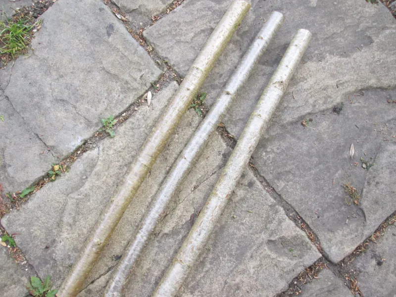 3 x 2ft Hazel Morris Dancing Clash Sticks – Natural Hardwood 2.5–3cm Diameter
