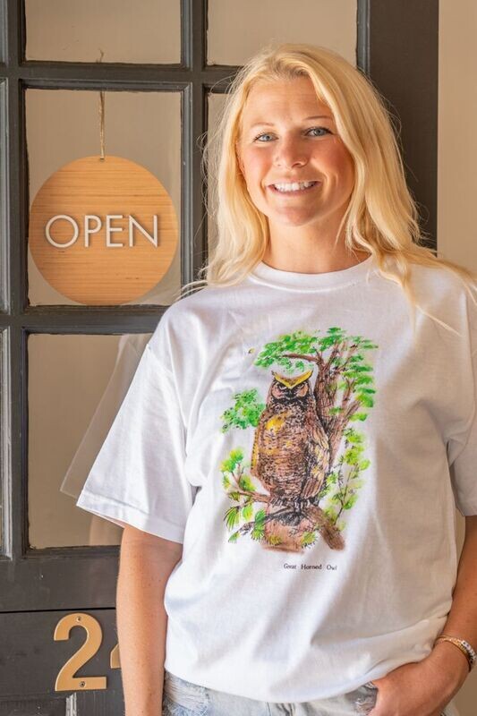 "Great Horned Owl"  T Shirts