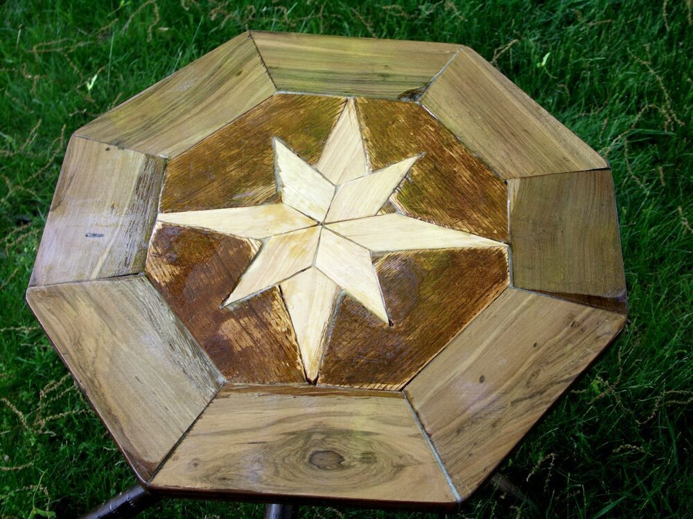 "White Compass Rose" Table
