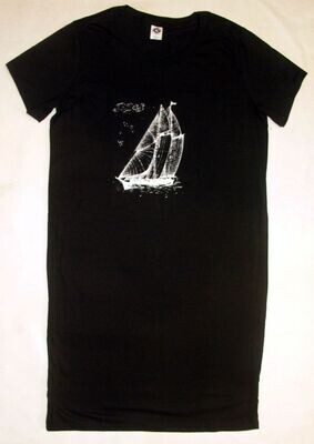 Gaff Rigged Schooner  T-Shirt Dress