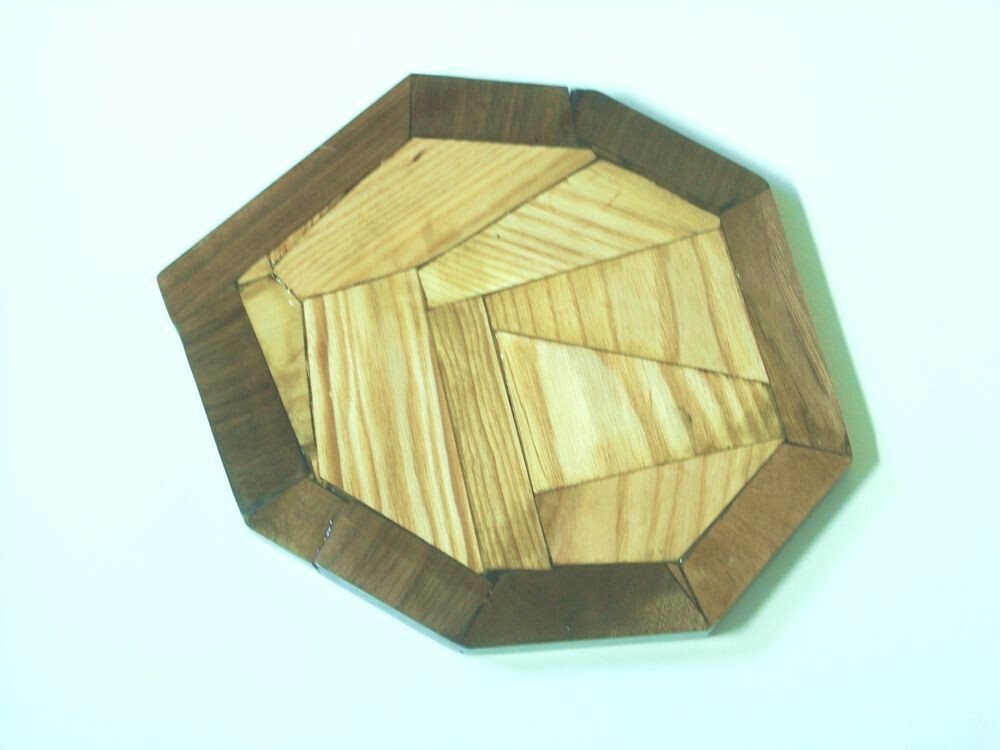 "8 Sided framed" Serving Tray