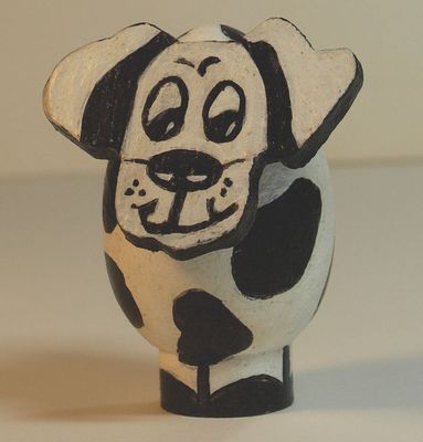 Dalmatian Egg Animal