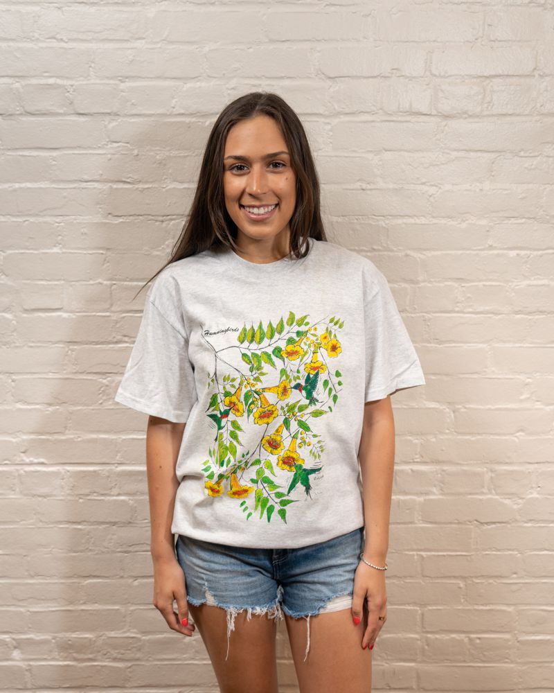 Hummingbirds and Trumpet Vine T shirts