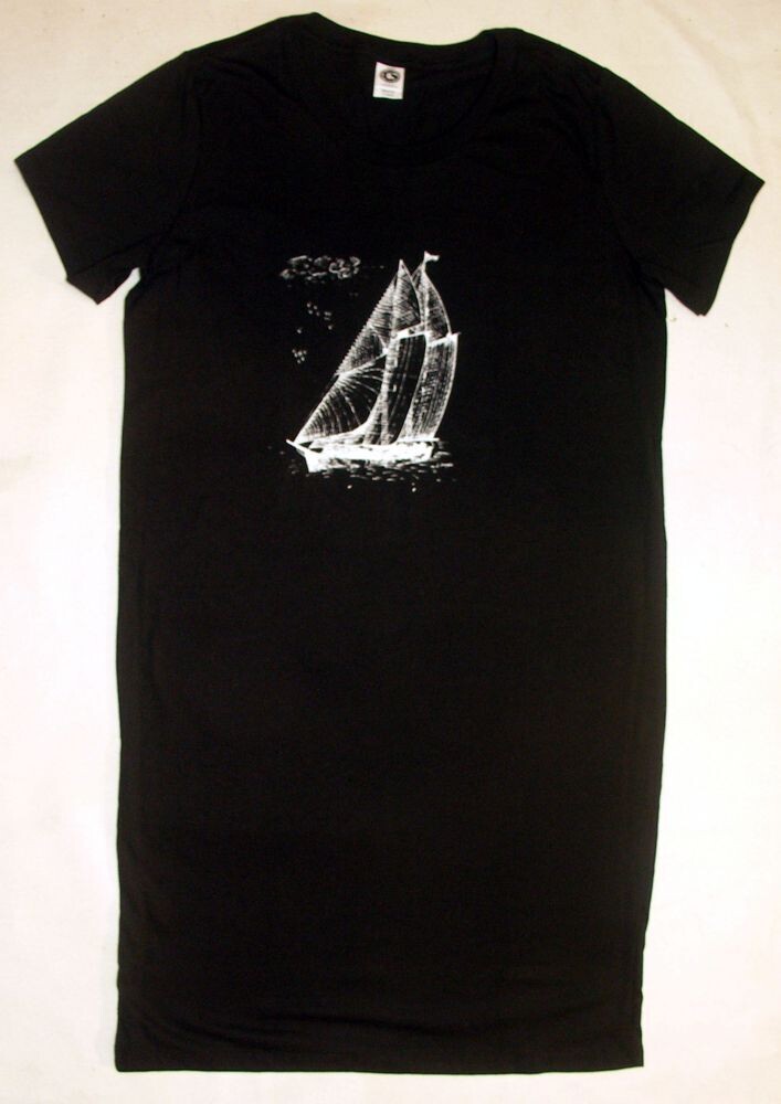 Gaff Rigged Schooner  T-Shirt Dress