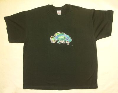 Large Mouth Bass 3 X Large T Shirt