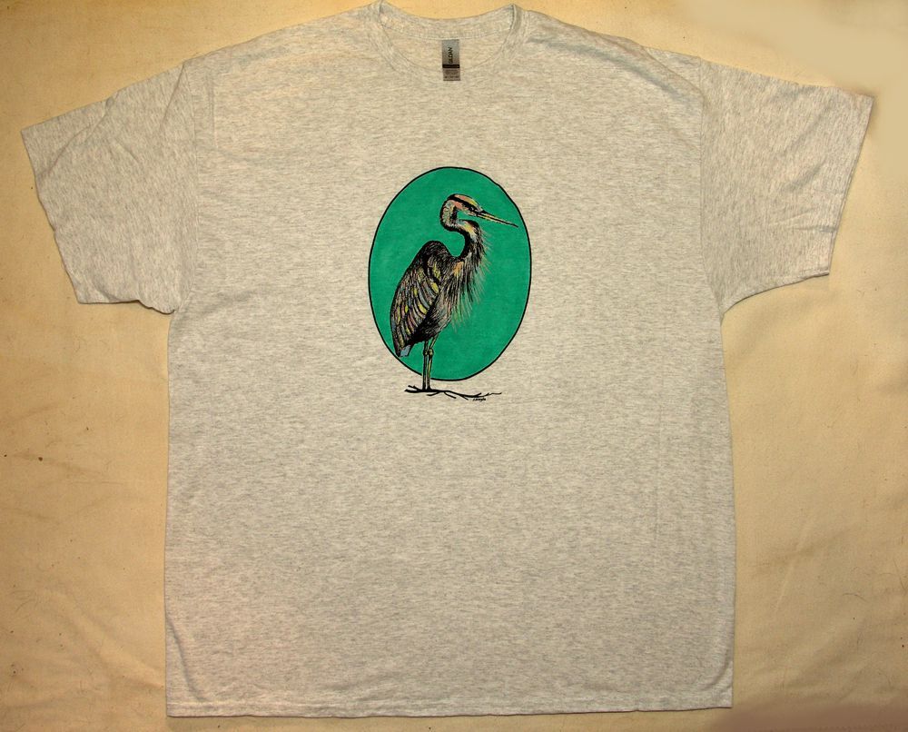 Great Blue Heron 3 X Large T Shirt