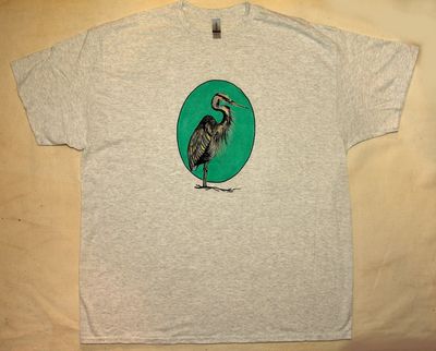Great Blue Heron 3 X Large T Shirt