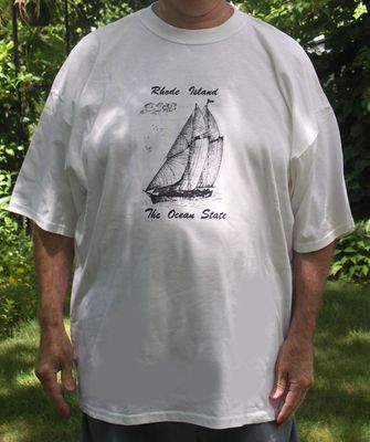 RI The Ocean State 2 X Large T Shirt