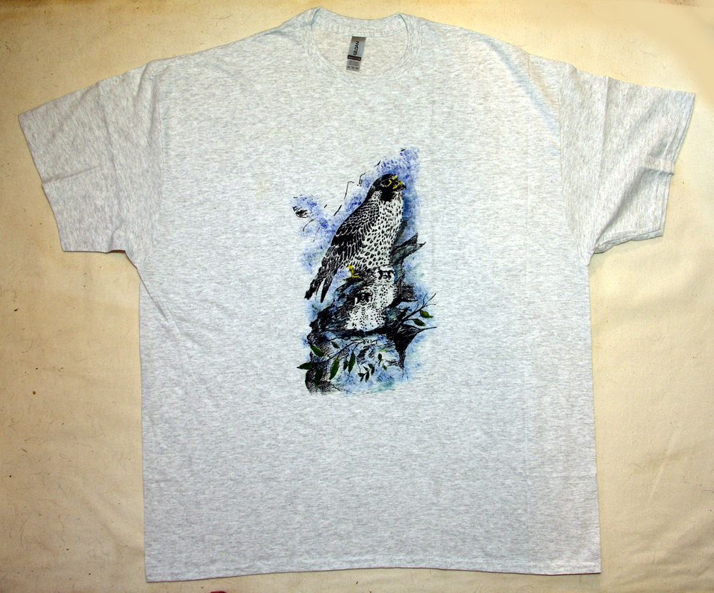 Peregrine Falcon 3 X Large T Shirt Peregrine Falcon 3 X Large T Shirt