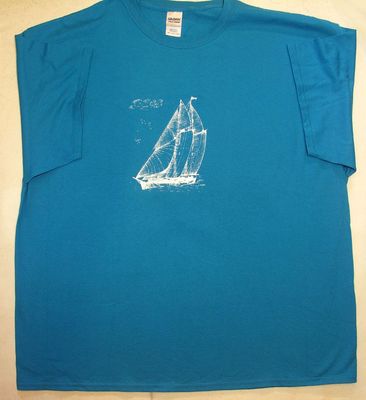 Gaff Rigged Schooner 2 X Large T Shirt