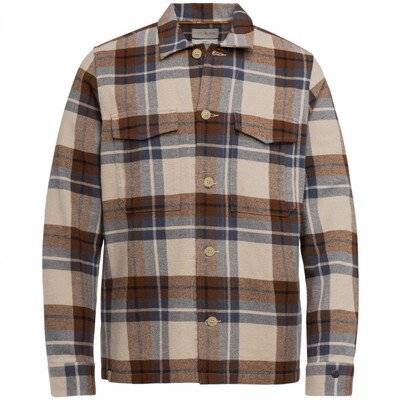 Cast Iron | Long Sleeve Shirt Big Yarn Dyed Check Relaxed Fit