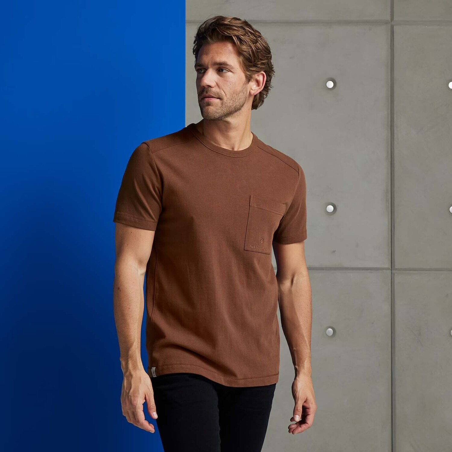 Cast Iron | Katoenen Regular T-Shirt