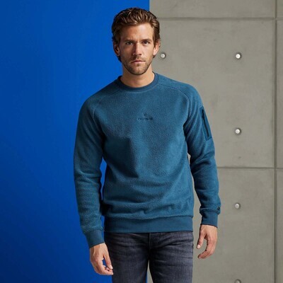 Cast Iron | Ronde Hals Fleece Sweater