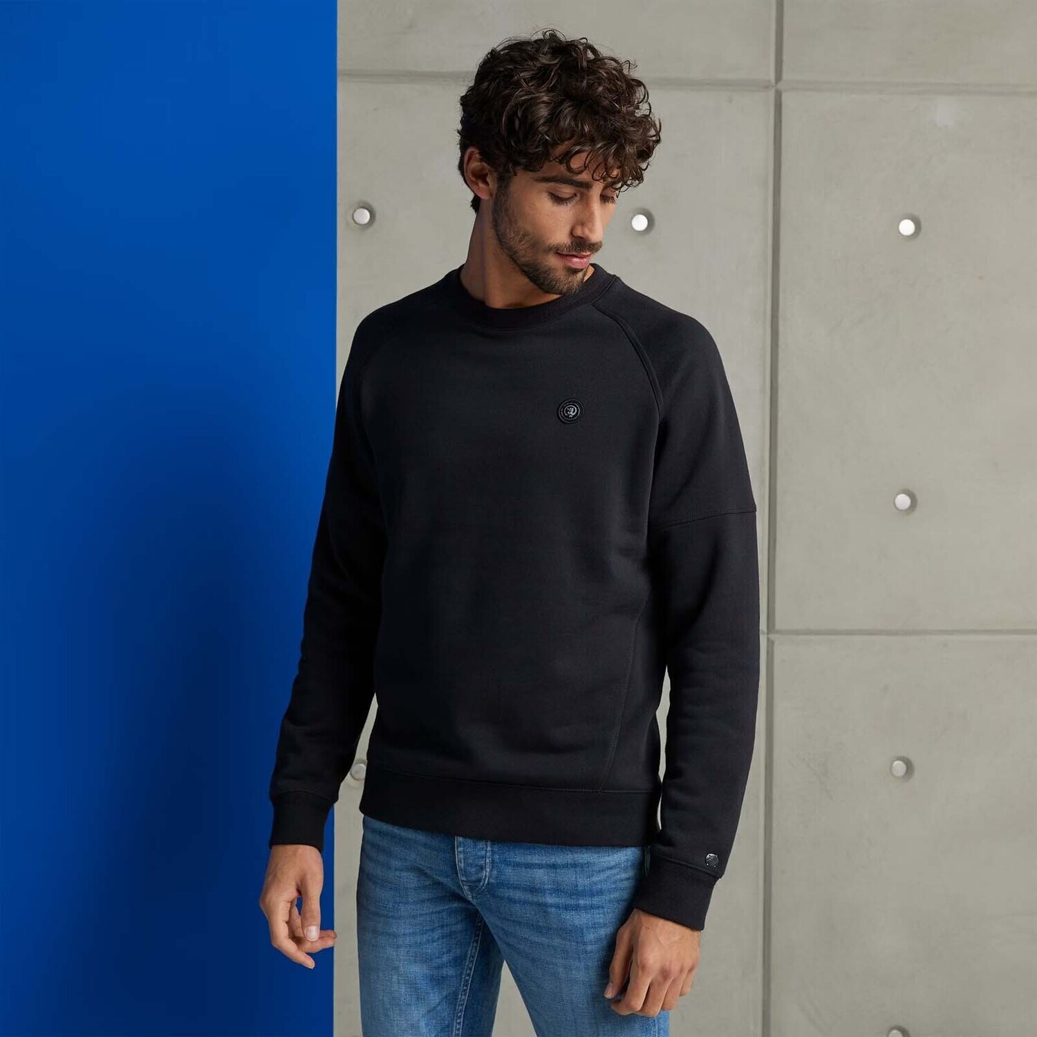 Cast Iron | Katoenen Blend Essential Sweater
