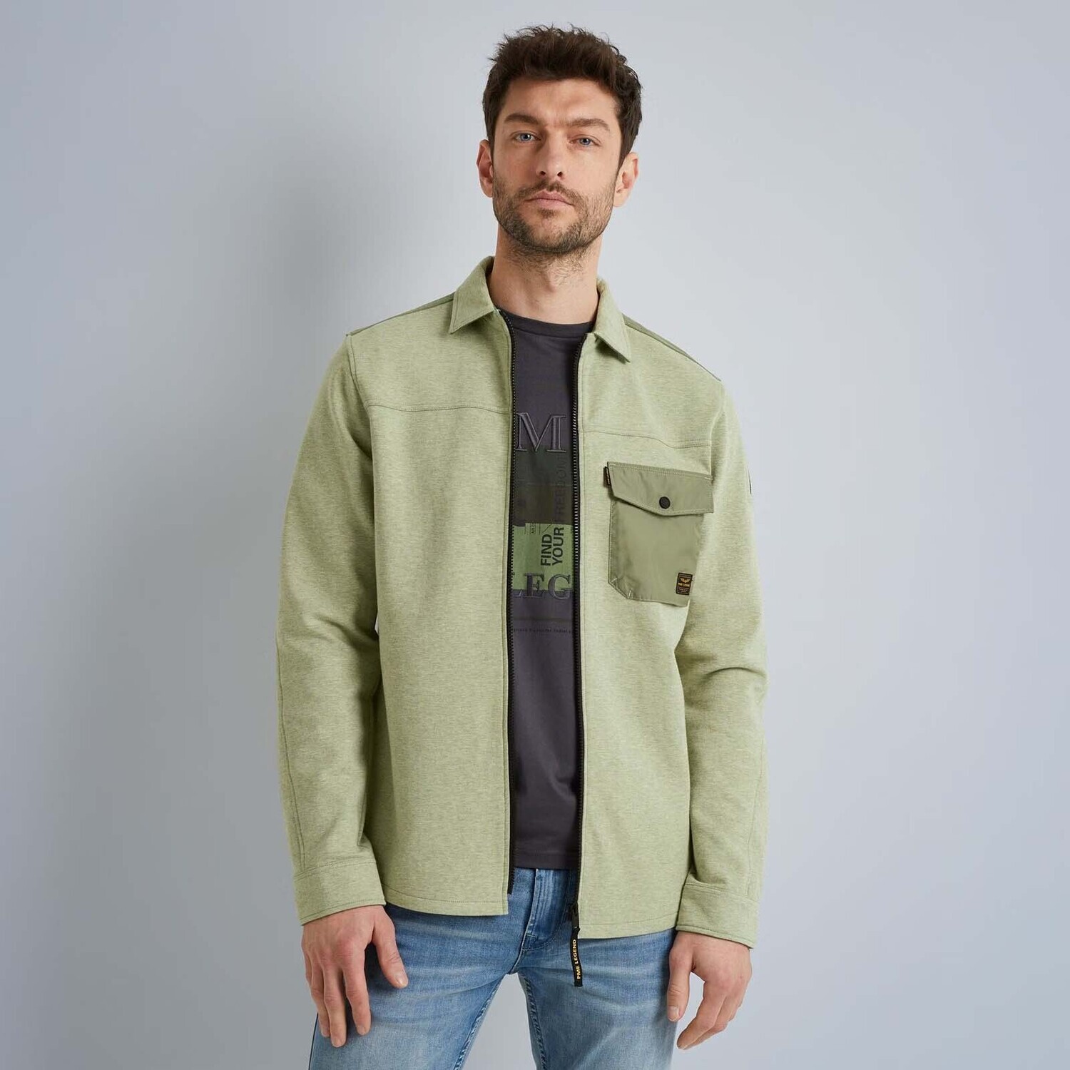 PME Legend | Lange Mouwen Sweat Overshirt PSI2302219-6379