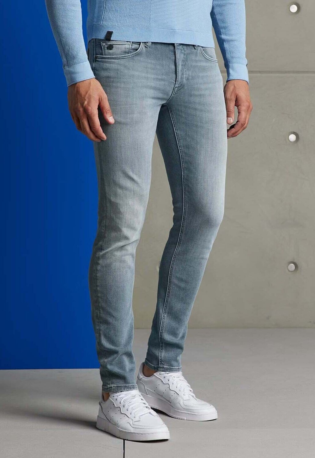 Cast Iron | Riser Slim Fit Blue Grey Jeans CTR2302710-BGS