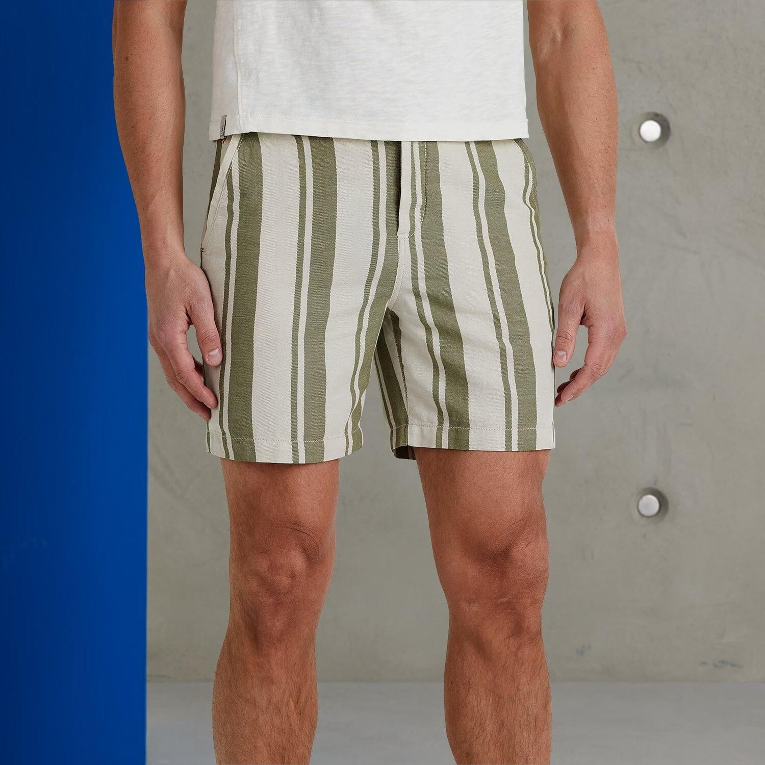 Cast Iron | Linnen Blend Chino Short CSH2304662-7155, Size: 32