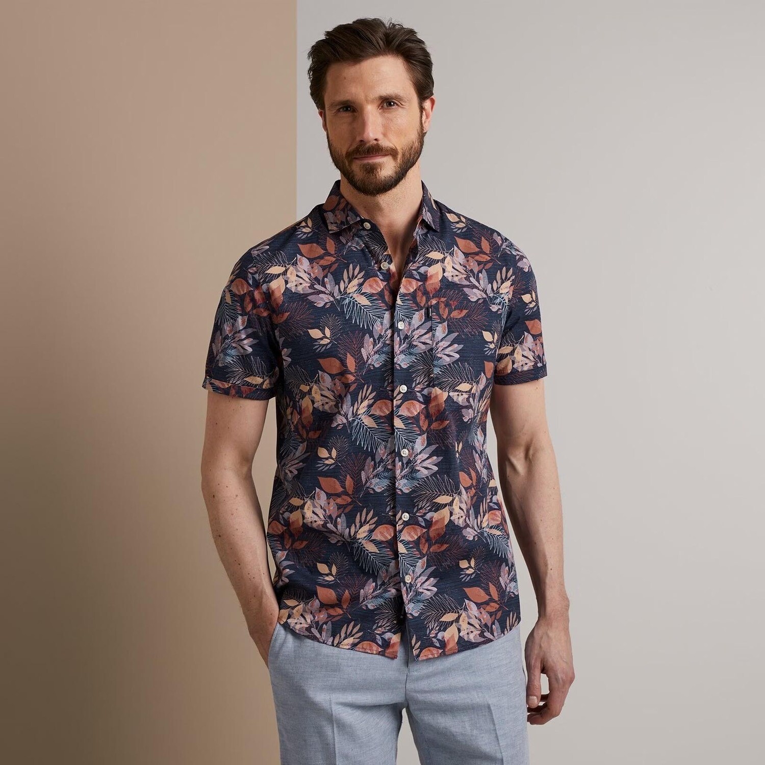 Vanguard | Korte Mouwen Poplin Overhemd VSIS2304238-5361