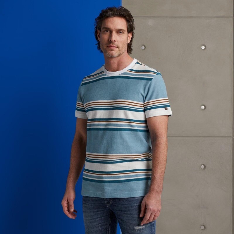 Cast Iron | Korte Mouwen Jersey Twill T-Shirt CTSS2305568-5410