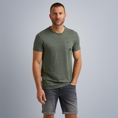 PME Legend | Korte Mouwen Linnen T-Shirt