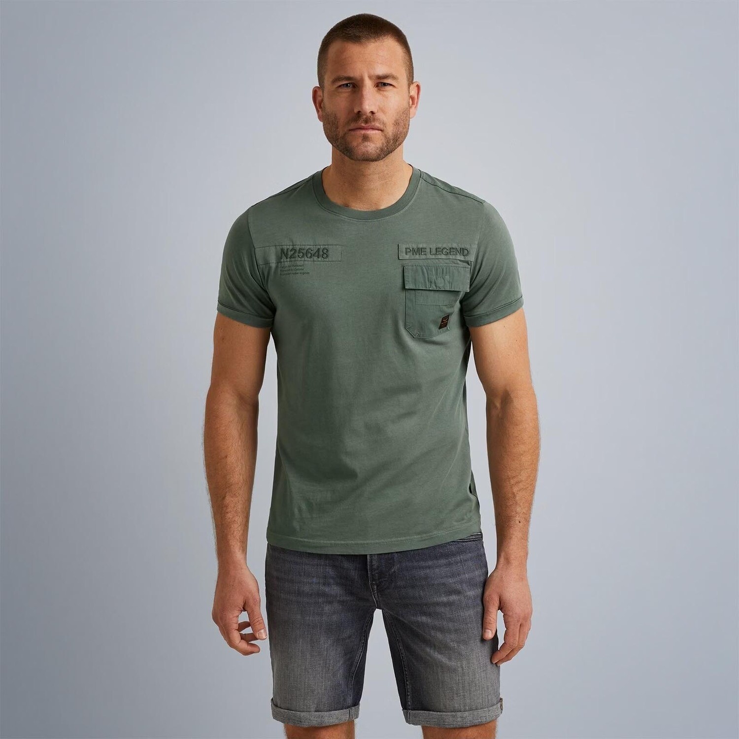 PME Legend | Korte Mouwen Single Jersey T-Shirt PTSS2305558-6024