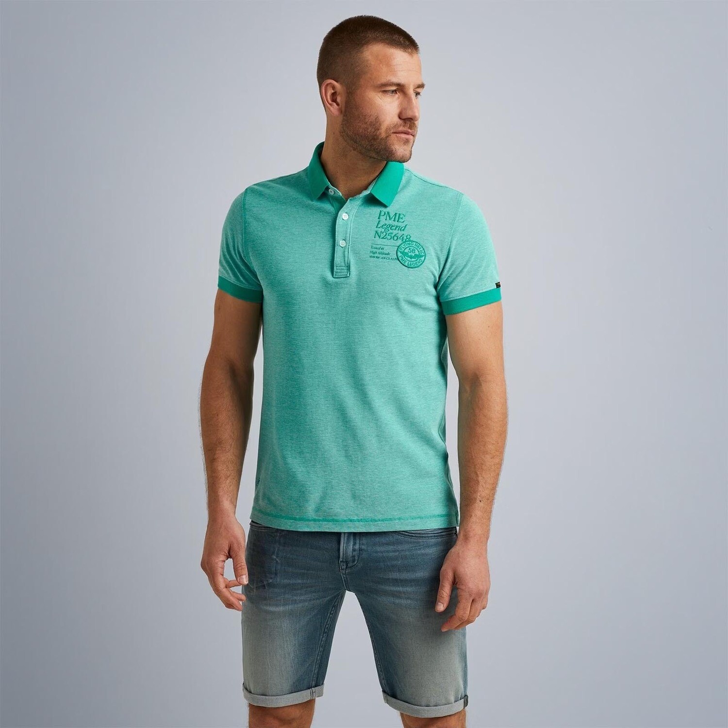 PME Legend | Korte Mouwen Two Tone Polo PPSS2305881-6033
